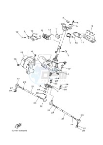 YFM450FWAD YFM450PHE GRIZZLY 450 EPS (2LC6 2LC7) drawing STEERING