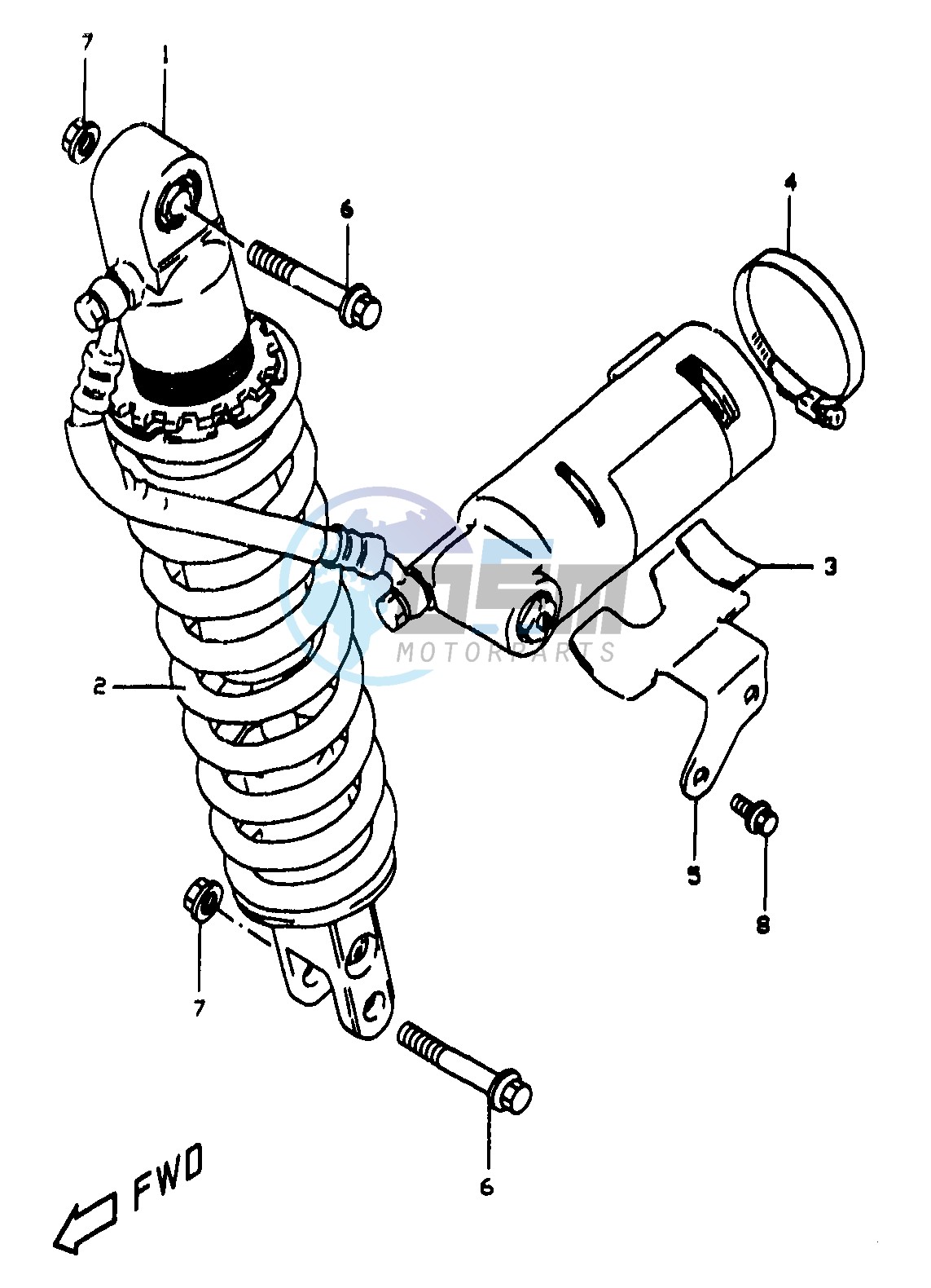 REAR SHOCK ABSORBER