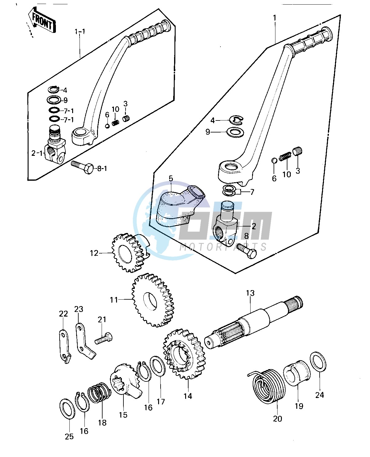 KICKSTARTER MECHANISM