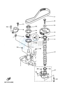 F50DETL drawing OIL-PUMP