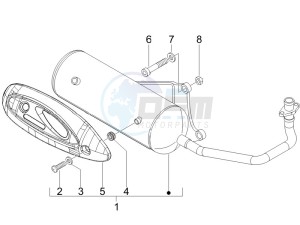 Fly 50 4t (25-30 kmh) drawing Silencer