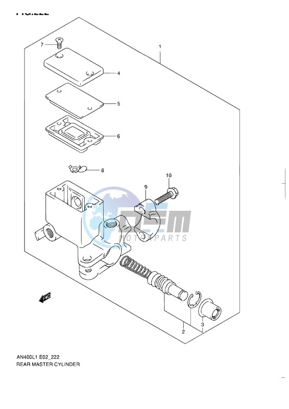 REAR MASTER CYLINDER