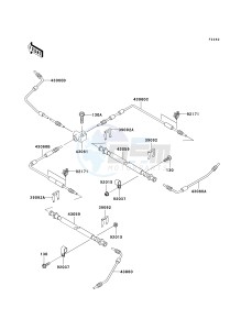 KAF 620 P [MULE 4000] (P9F-PAF) PAF drawing BRAKE PIPING