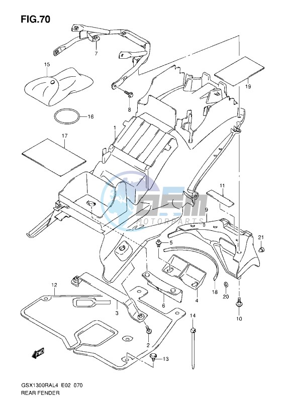 REAR FENDER L4