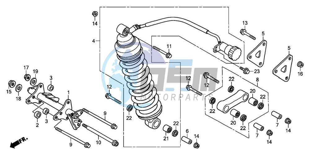 REAR CUSHION (XL1000VA)