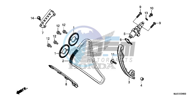 CAM CHAIN/ TENSIONER