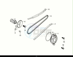 MIO 50I (FS05W2-EU) (E5) (M1) drawing CAM SHAFT