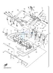 XJ6FA 600 DIVERSION F (ABS) (1DGA 1DGB) drawing INTAKE 2