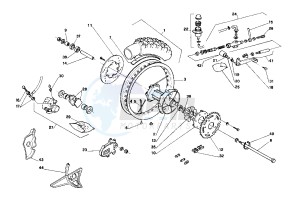 Pegaso 125 GQ drawing Rear Wheel