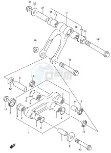 RM85 (P3-P28) drawing REAR CUSHION LEVER (MODEL K4 K5 K6)