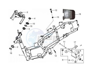 HD 125 EVO drawing FRAME