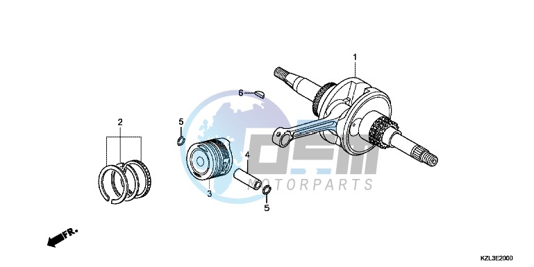 CRANKSHAFT/PISTON