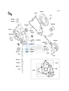 KVF 650 B [PRAIRIE 650 4X4 ADVANTAGE CLASSIC] (B1) [PRAIRIE 650 4X4 ADVANTAGE CLASSIC] drawing ENGINE COVER-- S- -