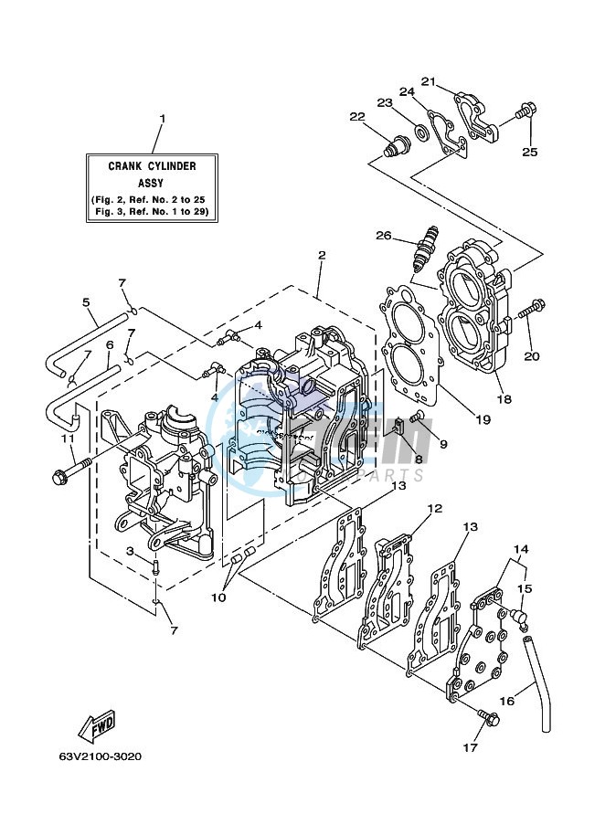 CYLINDER--CRANKCASE