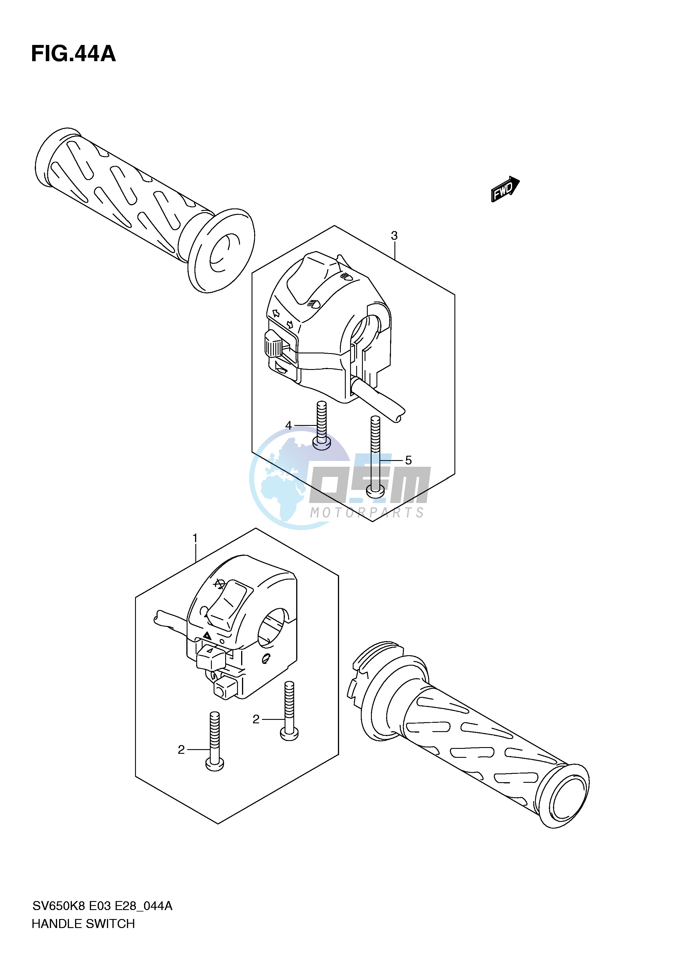 HANDLE SWITCH (SV650SL0 SAL0)