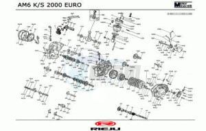 SPIKE-50-RACING drawing ENGINE  AM6 K/S 2000 EURO