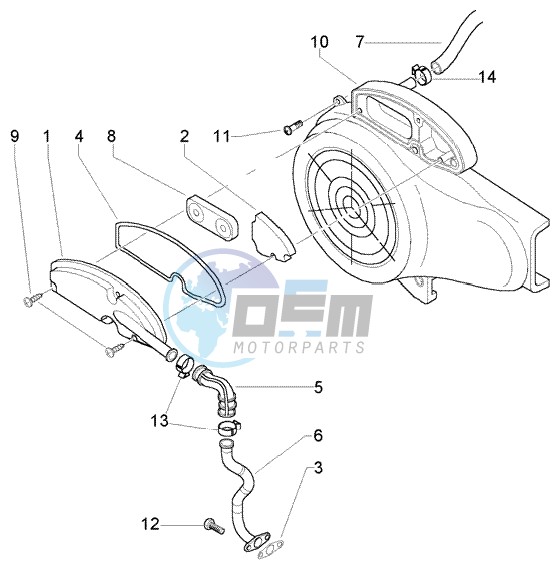 Secondairy air box