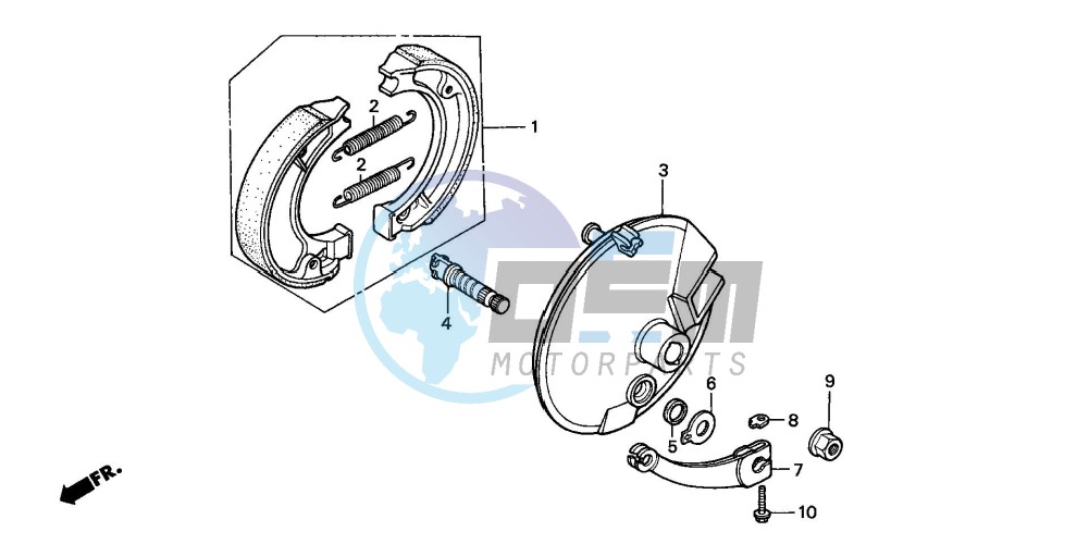 FRONT BRAKE PANEL