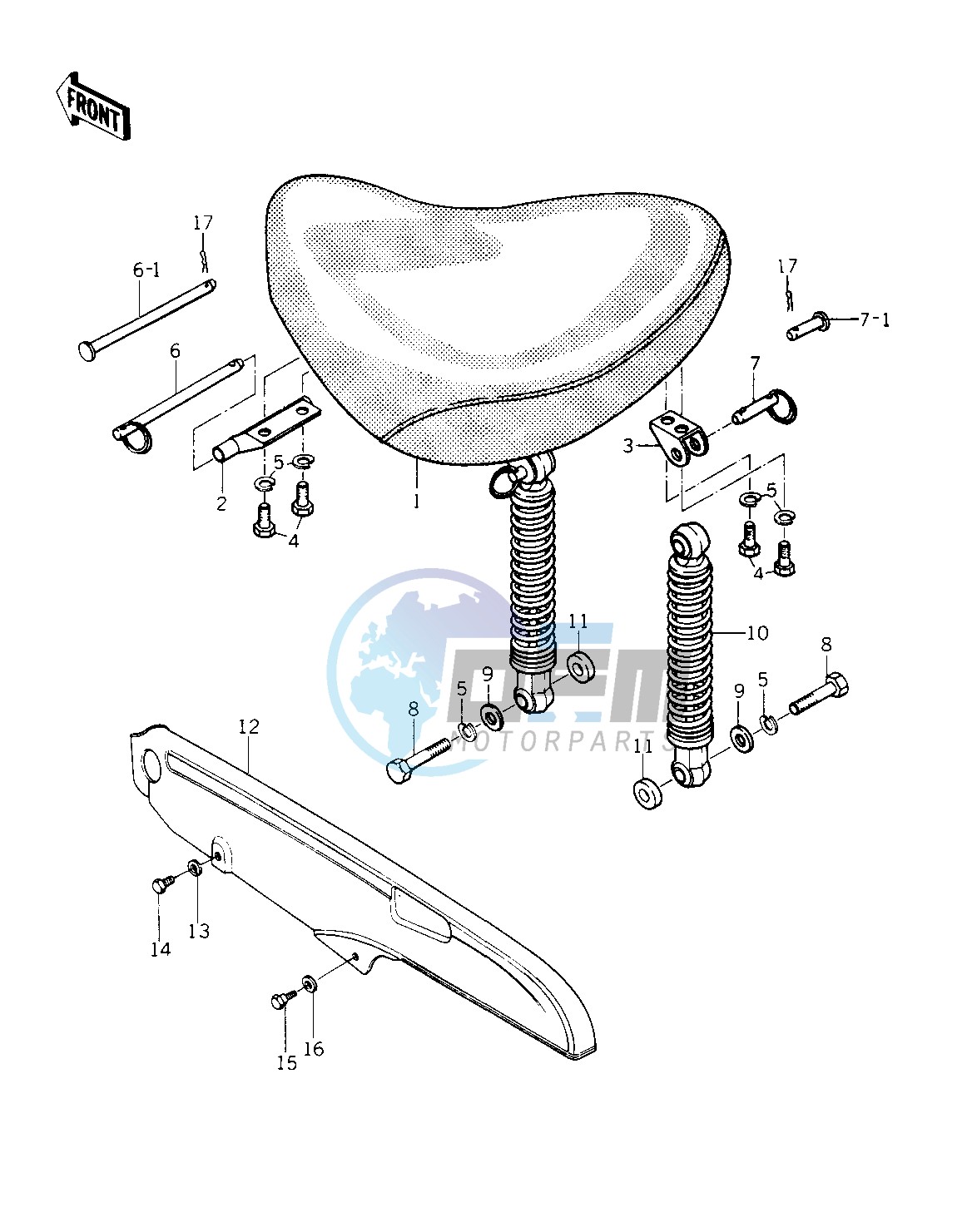 SEAT_CHAIN COVER -- 78 C1_C1A- -