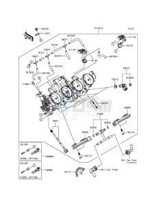 NINJA ZX-6R ZX600RGF FR GB XX (EU ME A(FRICA) drawing Throttle