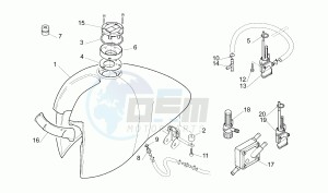 Moto 6.5 650 drawing Fuel Tank