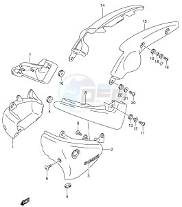 VL125 (E2) drawing FRAME COVER