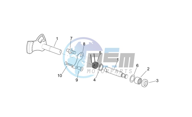 Gear control assembly I