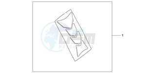 CBF10009 Europe Direct - (ED) drawing TANK PAD HRC LOGO