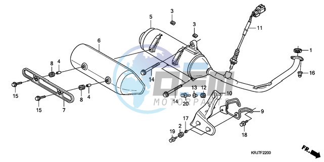 EXHAUST MUFFLER