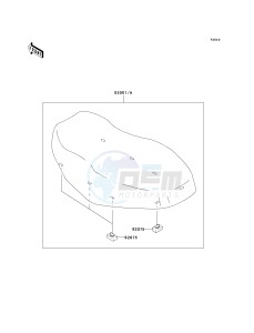 KVF 360 A [PARAIRIE 360 4X4] (A1-A3) PRAIRIE 360 4X4] drawing SEAT