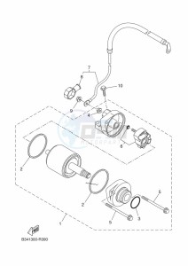 XSR700 MTM690D-U (BJY1) drawing STARTING MOTOR