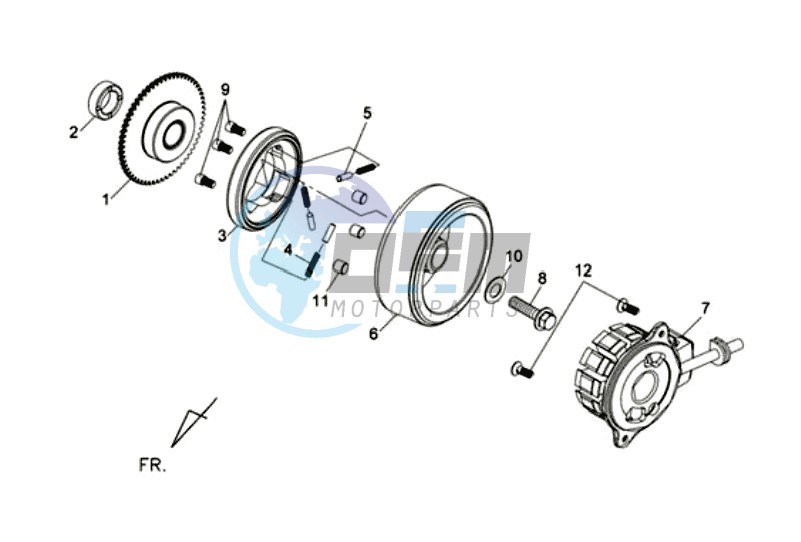 FLYWHEEL ASSY