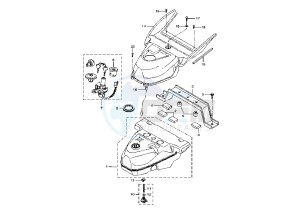 XC VERSITY 300 drawing FUEL TANK