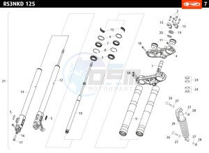 RS3-125-NACKED-BLACK drawing SUSPENSION