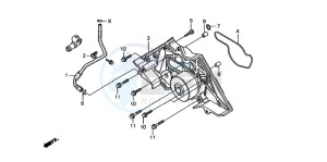 ST1100A drawing WATER PUMP (ST1100N/P/R/AN/AP/AR)