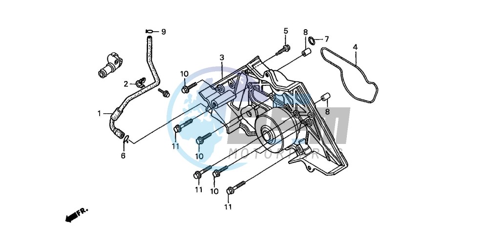 WATER PUMP (ST1100N/P/R/AN/AP/AR)