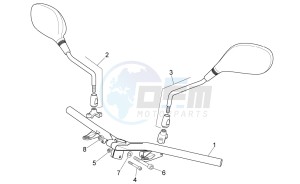 Sport City Street 300 4t 4v e3 drawing Handlebar