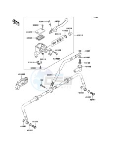 KVF360 KVF360B6F EU drawing Front Master Cylinder