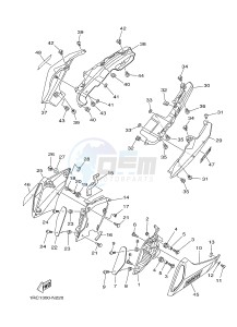 MT09 900 (1RCA 1RCB) drawing SIDE COVER