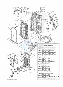 F350AETU drawing CYLINDER--CRANKCASE-1