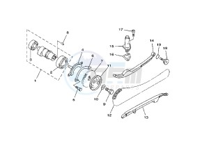 YP MAJESTY DX 250 drawing CAMSHAFT -CHAIN