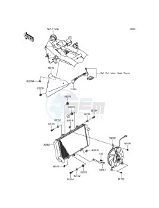 Z800 ABS ZR800DFF UF (UK FA) XX (EU ME A(FRICA) drawing Radiator