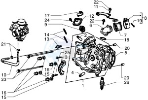 X9 250 drawing Cilinder head