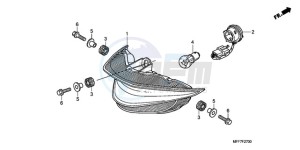 XL700V9 UK - (E / MKH SPC) drawing TAILLIGHT