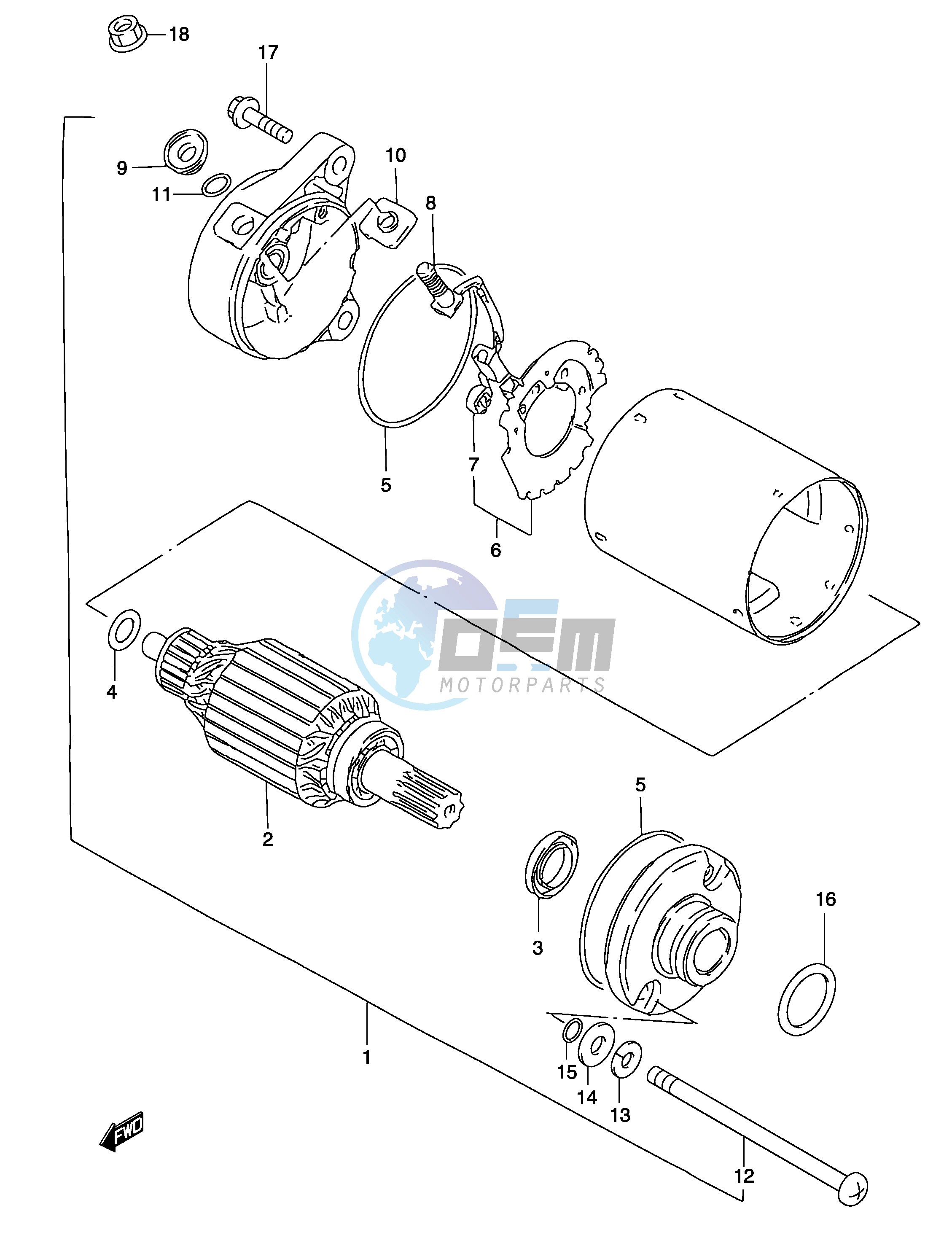 STARTING MOTOR