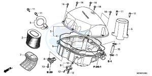 NT700VAB drawing AIR CLEANER