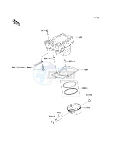 KX 250 N [KX250F](N2) N2 drawing CYLINDER_PISTON-- S- -