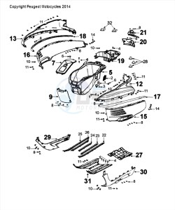 DJANGO 50 4T SPORT drawing PANELS