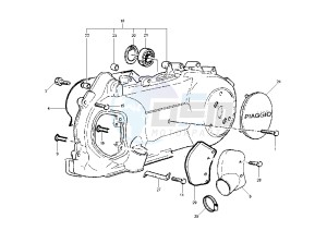 BEVERLY 125-200 drawing Clutch cover