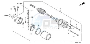 CBF1000FB drawing STARTING MOTOR